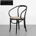 Elegant French Classic Solid Wood Bentwood Stackable Leisure Dining Chair