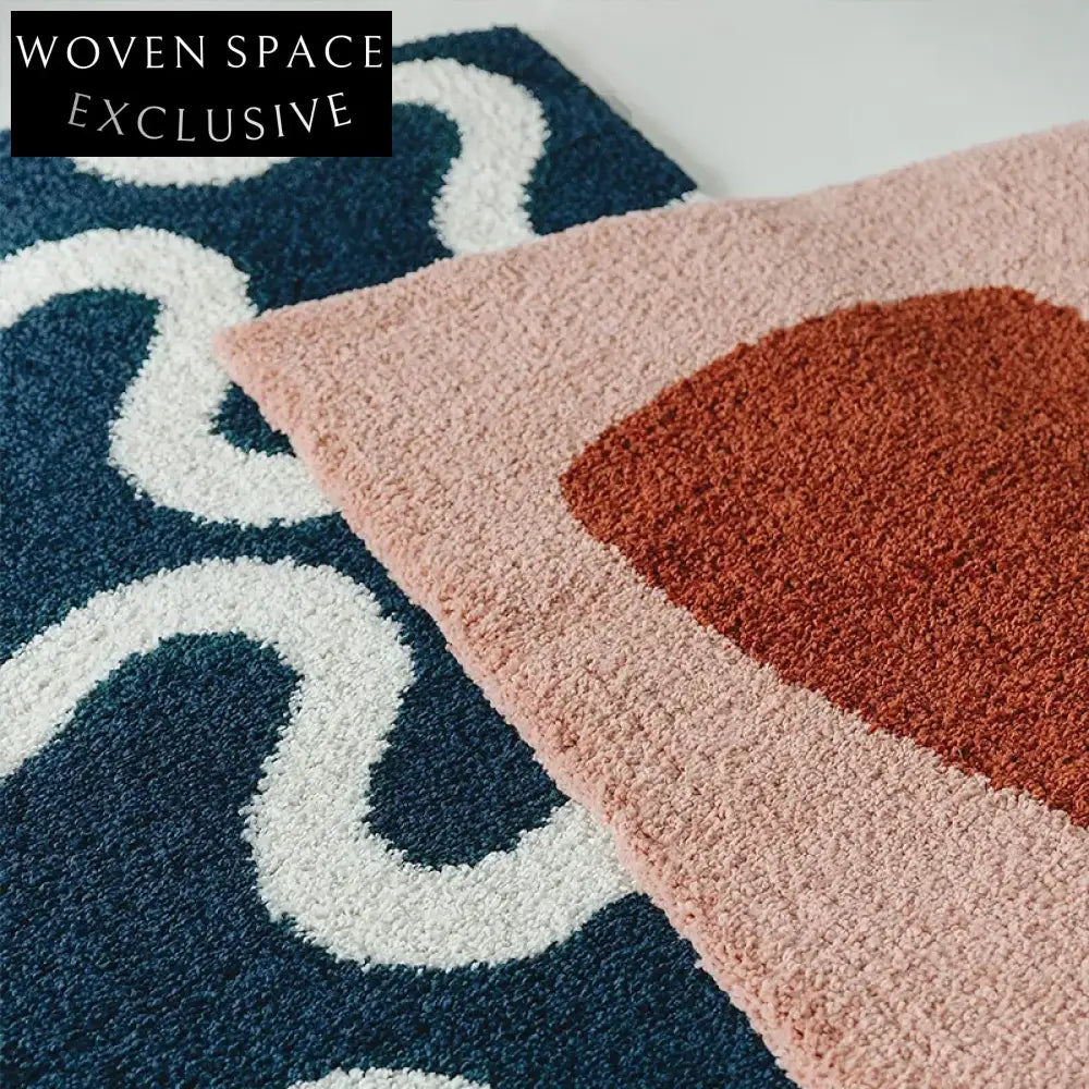 Elegant French Cream Style Black Stripe Polyester Area Rug for Modern Living