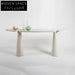 Elegant French Gold Fish Marble Top Living Room Console Table