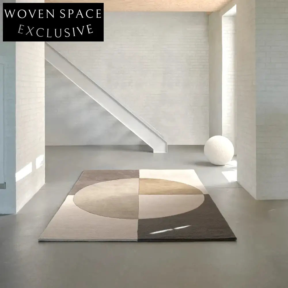 Elegant French Luxury Retro Modern Polyester Living Room Bedroom Carpet