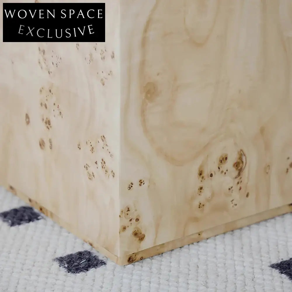 Elegant French Mid-Century Modern Wood Nightstand Bedroom Side Table with Storage