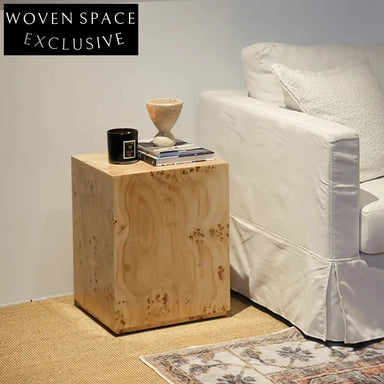 Elegant French Mid-Century Modern Wood Nightstand Bedroom Side Table with Storage