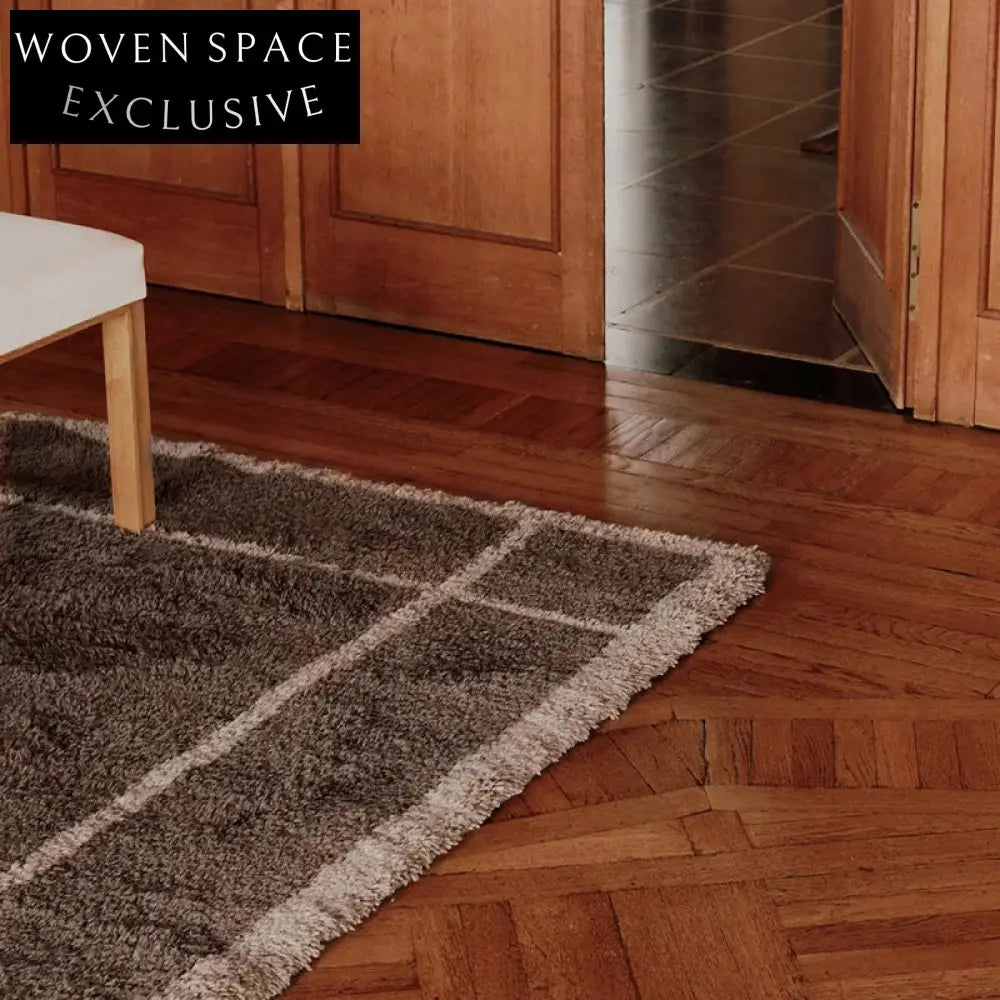 Elegant French Modern Thickened Geometric Pattern Polyester Living Room Area Rug