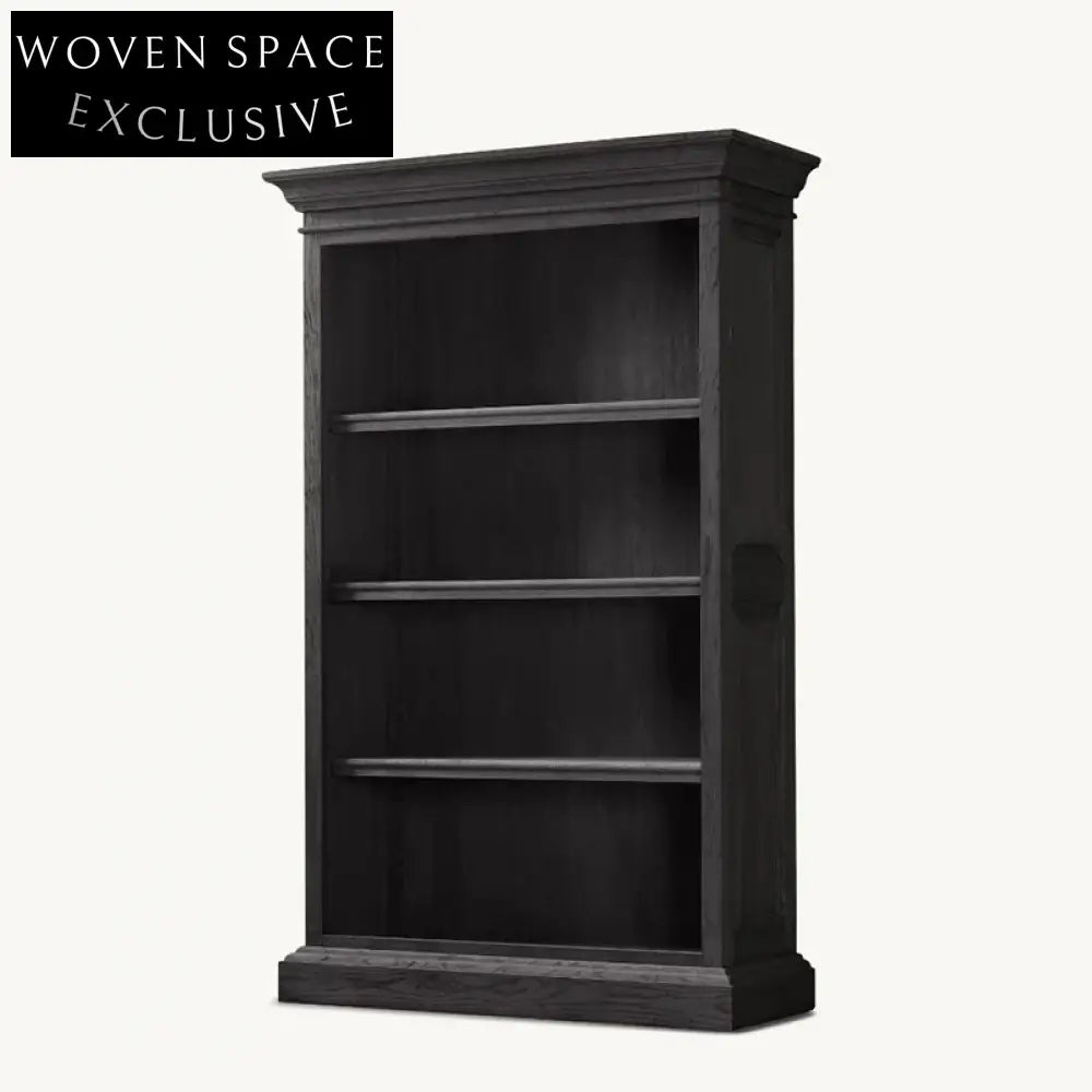 Elegant French Oak Wood Display Cabinet, Dining Room Sideboard & Bookcase