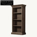 Elegant French Oak Wood Display Cabinet, Dining Room Sideboard & Bookcase