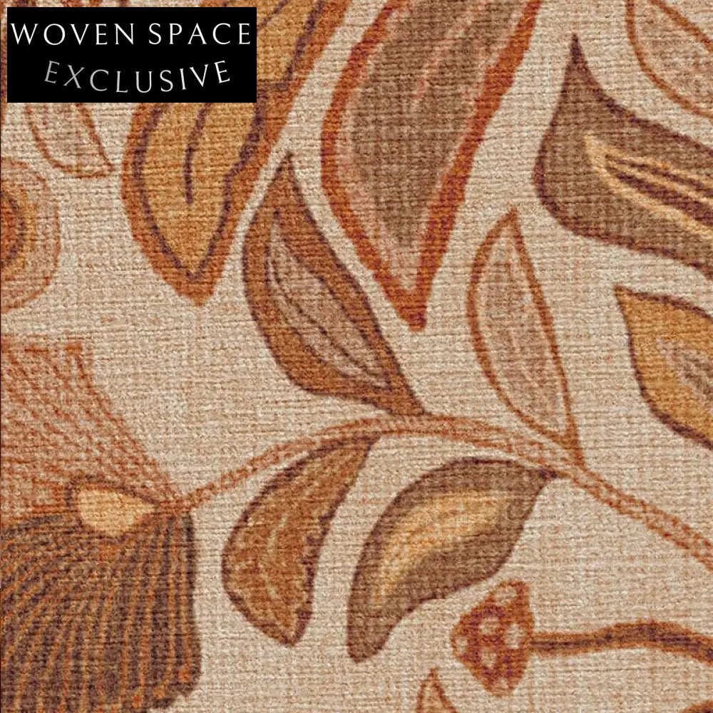 Elegant French Retro Abstract Floral Hand Tufted Polyester Area Rug for Home