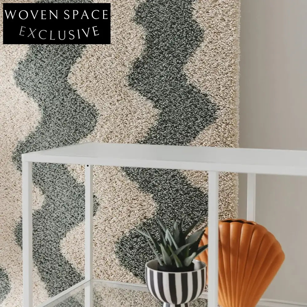 Elegant French Style Cream Living Room Area Rug Handcrafted Polyester Fiber