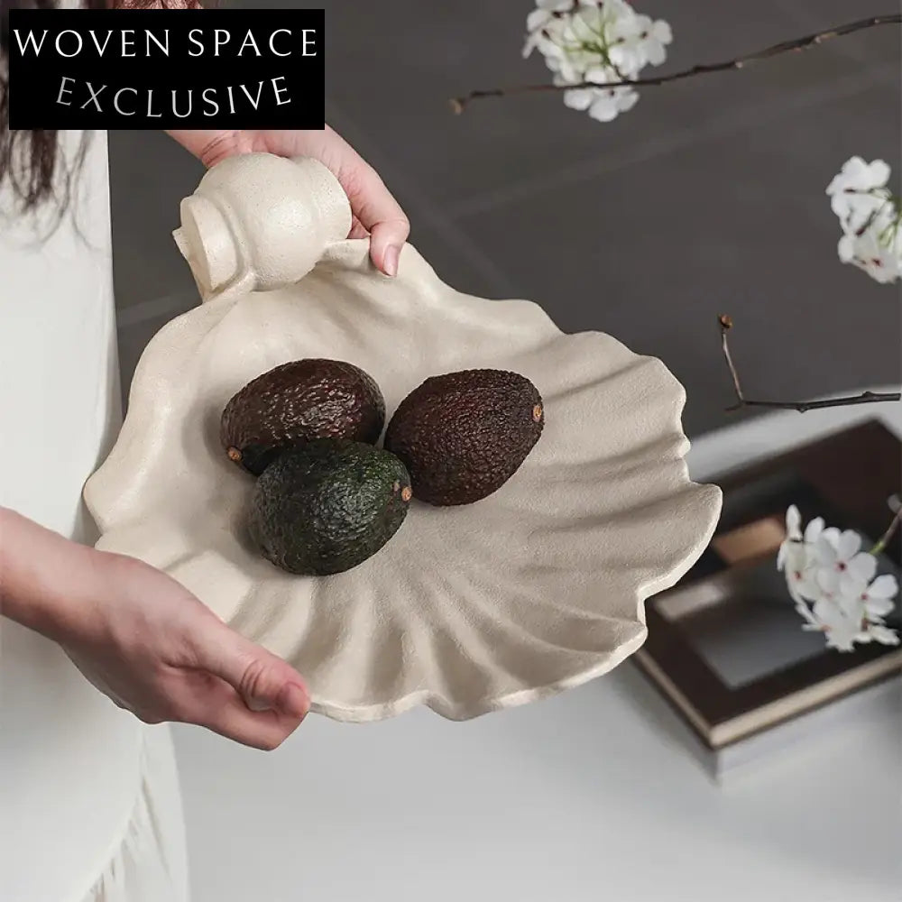 Elegant French Style Resin Decorative Tray for Home, Jewelry, Fruit, Knick-Knacks