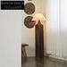 Elegant French Style Solid Wood Table and Floor Lamp for Home Decor
