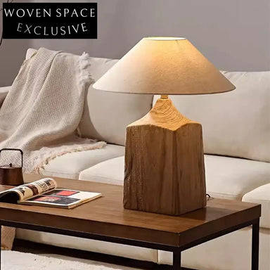 Elegant French Style Solid Wood Table and Floor Lamp for Home Decor
