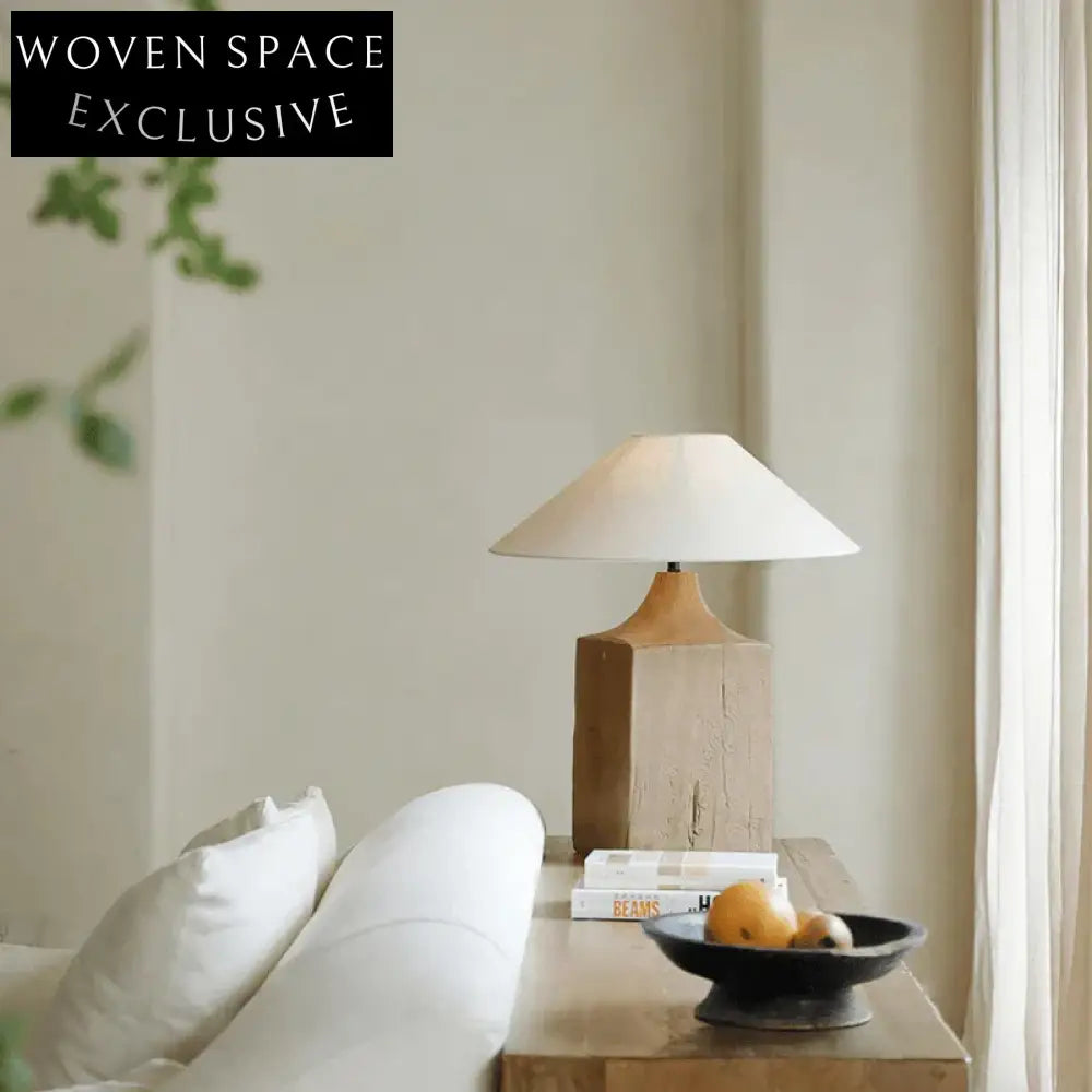 Elegant French Style Solid Wood Table and Floor Lamp for Home Decor