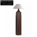 Elegant French Style Solid Wood Table and Floor Lamp for Home Decor
