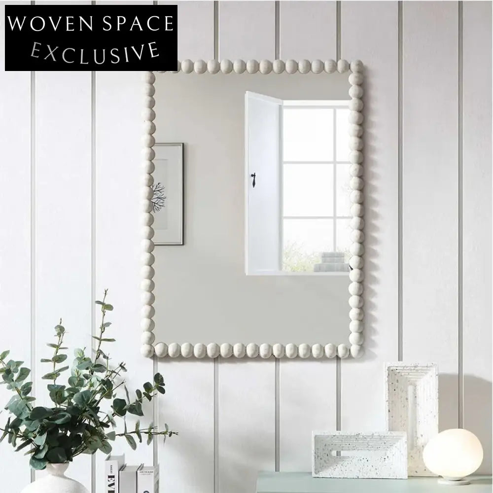 Elegant French Vintage Full Length Floor Mirror with Distressed Wooden Frame