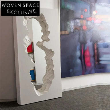 Elegant Full-Length Dressing Mirror, Modern Polyurethane Frame, Large Floor Standing Design