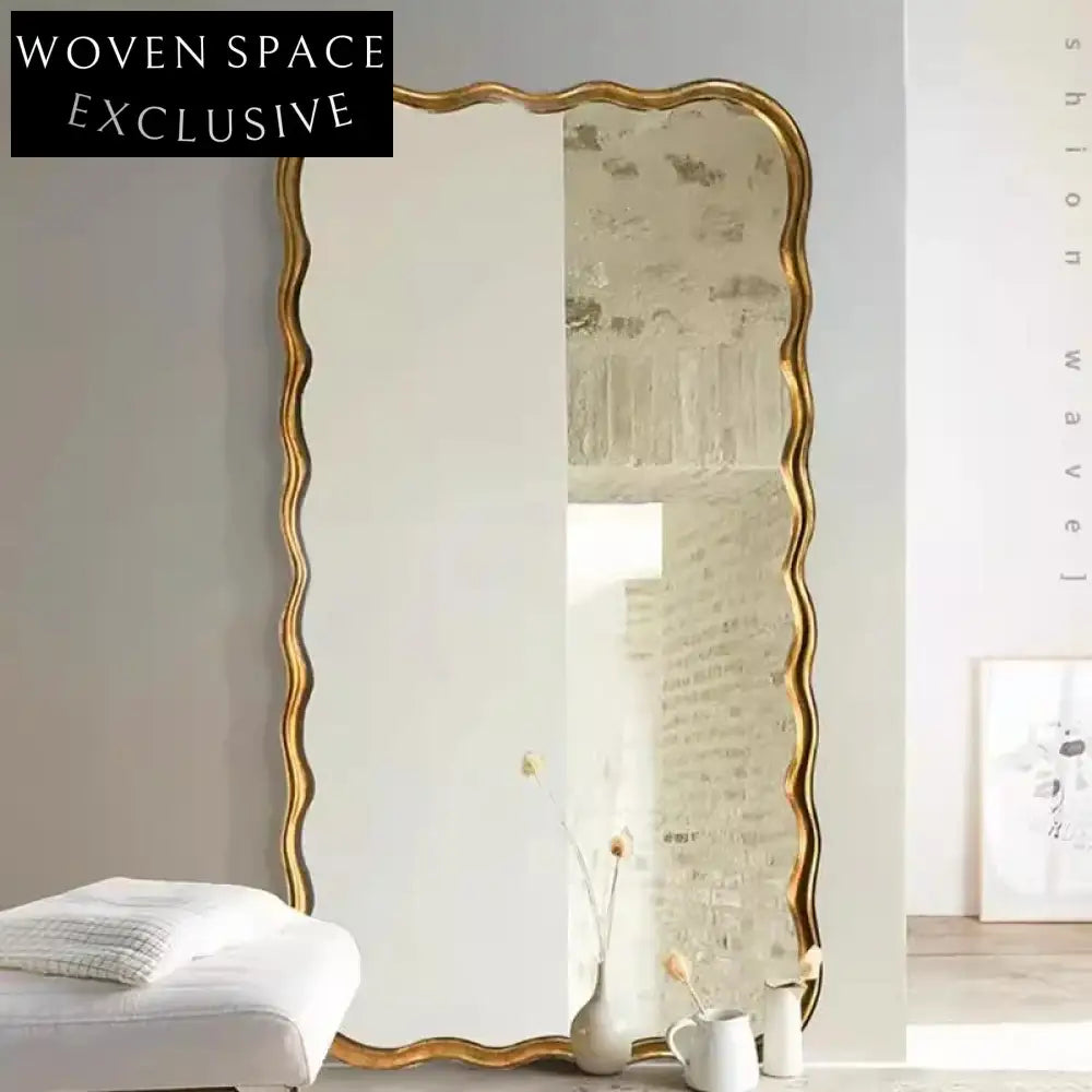 Elegant Full-Length Floor Standing Or Wall Mountable Decorative Mirror