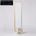 Elegant Full-Length Marble Frame Floor Standing Art Deco Design Mirror