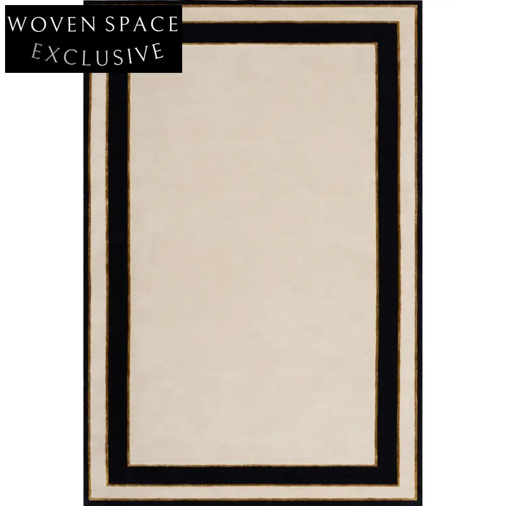 Elegant Geometric Polyester Area Rug for Chic Living Room Bedroom Decor