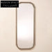 Elegant Gold Full-Length Floor Standing Dressing Room Mirror