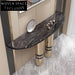 Elegant Gold Stainless Steel Frame Marble Top Hallway Living Room Console Table
