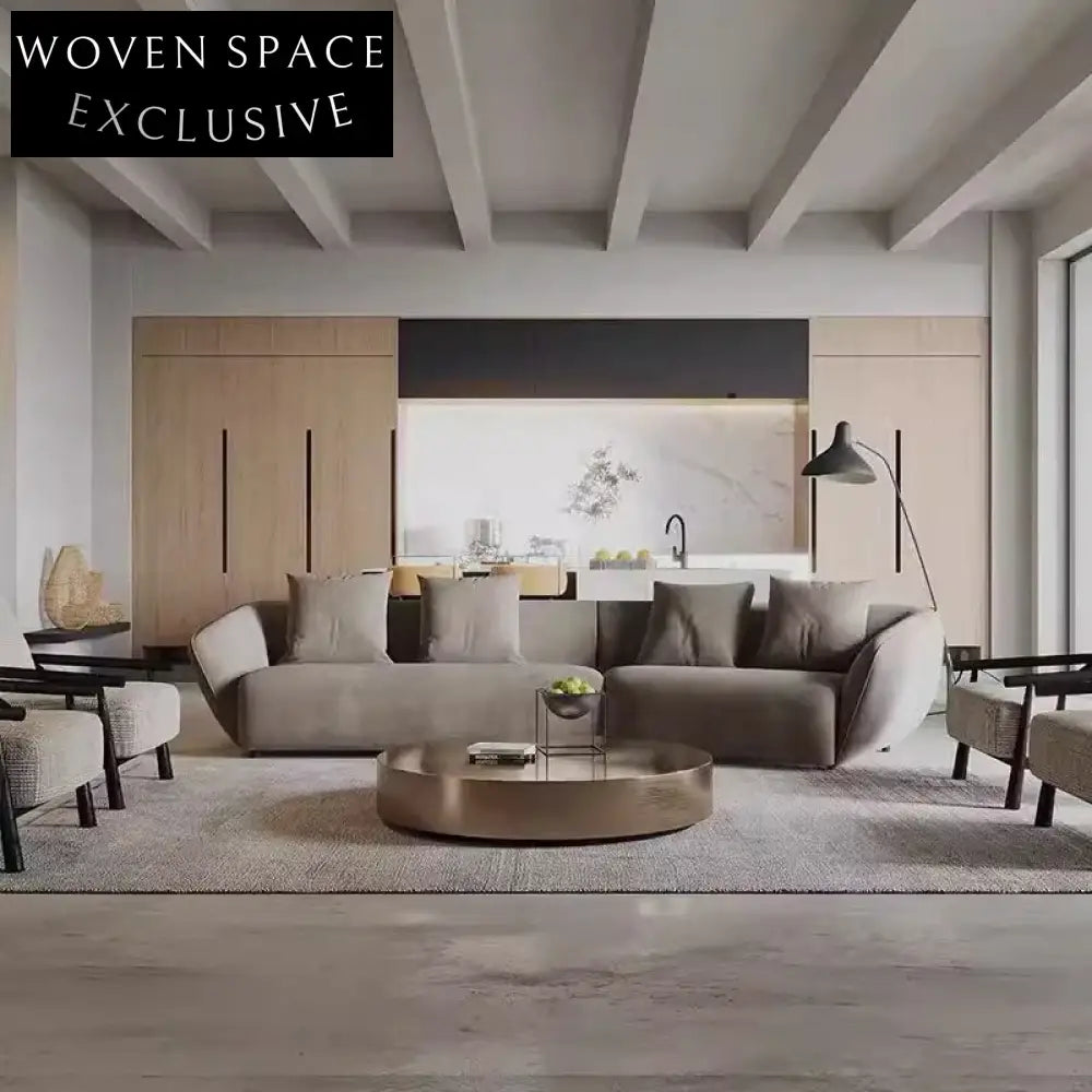 Elegant Gold Stainless Steel Round Accent Coffee Table for Modern Living Room