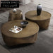 Elegant Gold Stainless Steel Round Luxury Living Room Modern Coffee Table