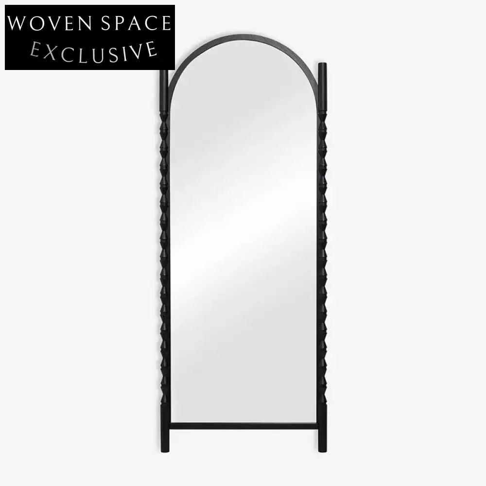 Elegant Golden Frame Full-Length Floor-Standing Dressing Room Mirror