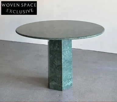 Tostone Elegant Green Marble Coffee Table for Modern Living Room Decor