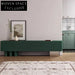 Elegant Green Solid Wood Multi-Layer Minimalist Storage Cabinet Home Furniture