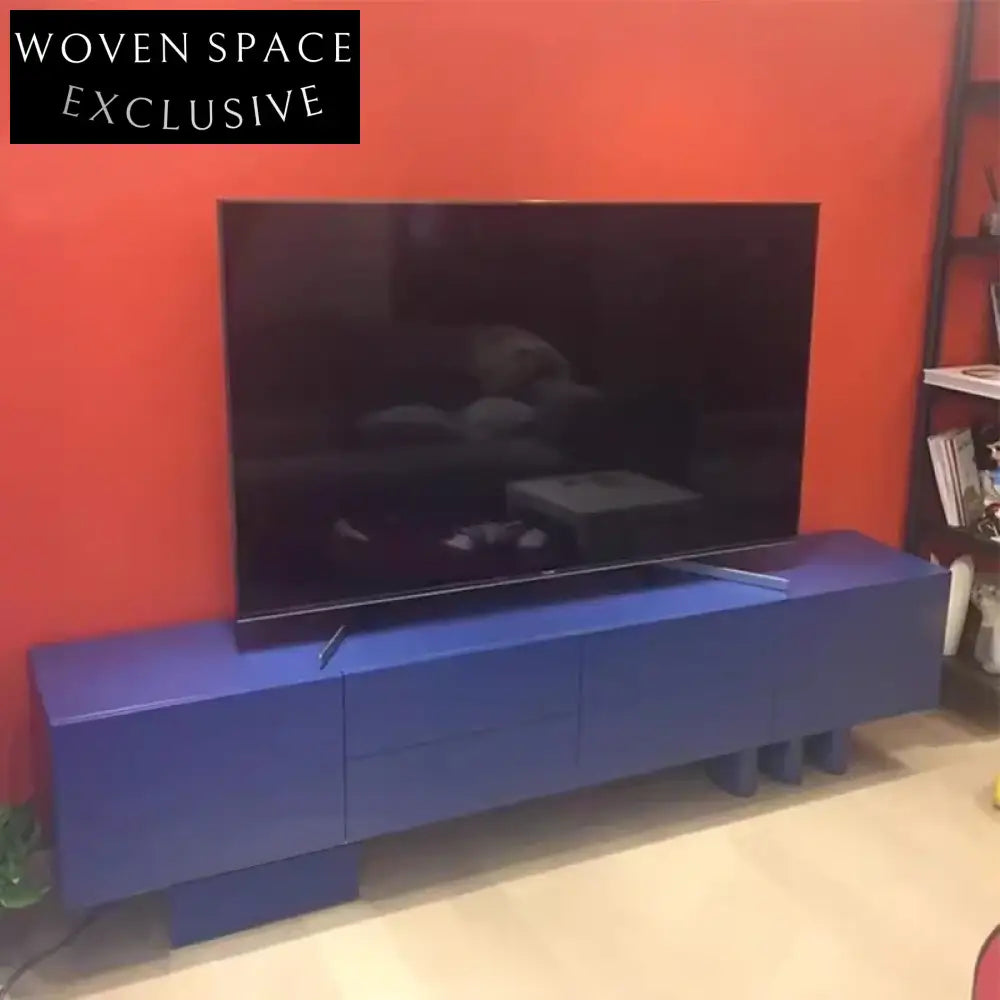 Elegant Green Solid Wood Multi-Layer Minimalist Storage Cabinet Home Furniture