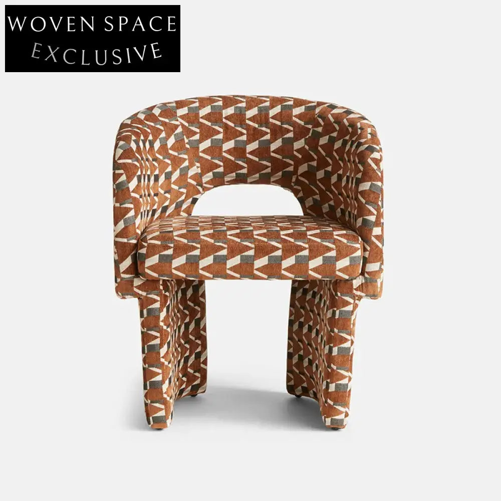 Elegant Green Velvet Curved Back Armchair for Dining and Living Spaces Chair