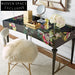 Elegant Hand-Painted Solid Wood French Neoclassical Modern Vanity Dressing Table