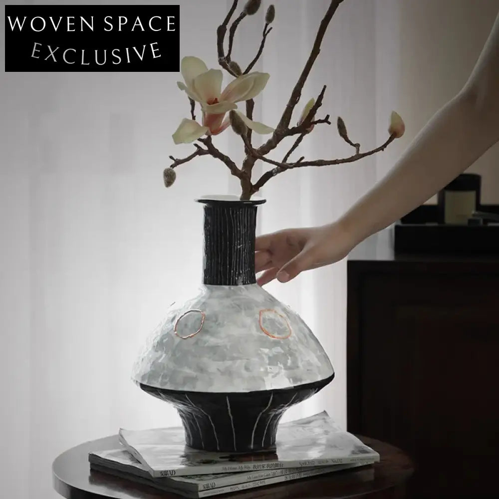 Elegant Handmade Ceramic Flower Vase Set for Nordic Home Decor Weddings