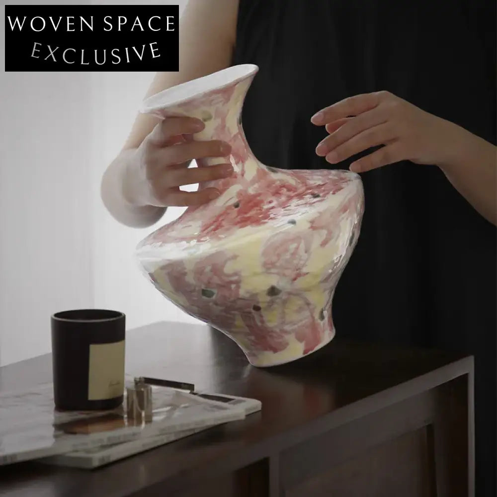 Elegant Handmade Ceramic Flower Vase Set for Nordic Home Decor Weddings