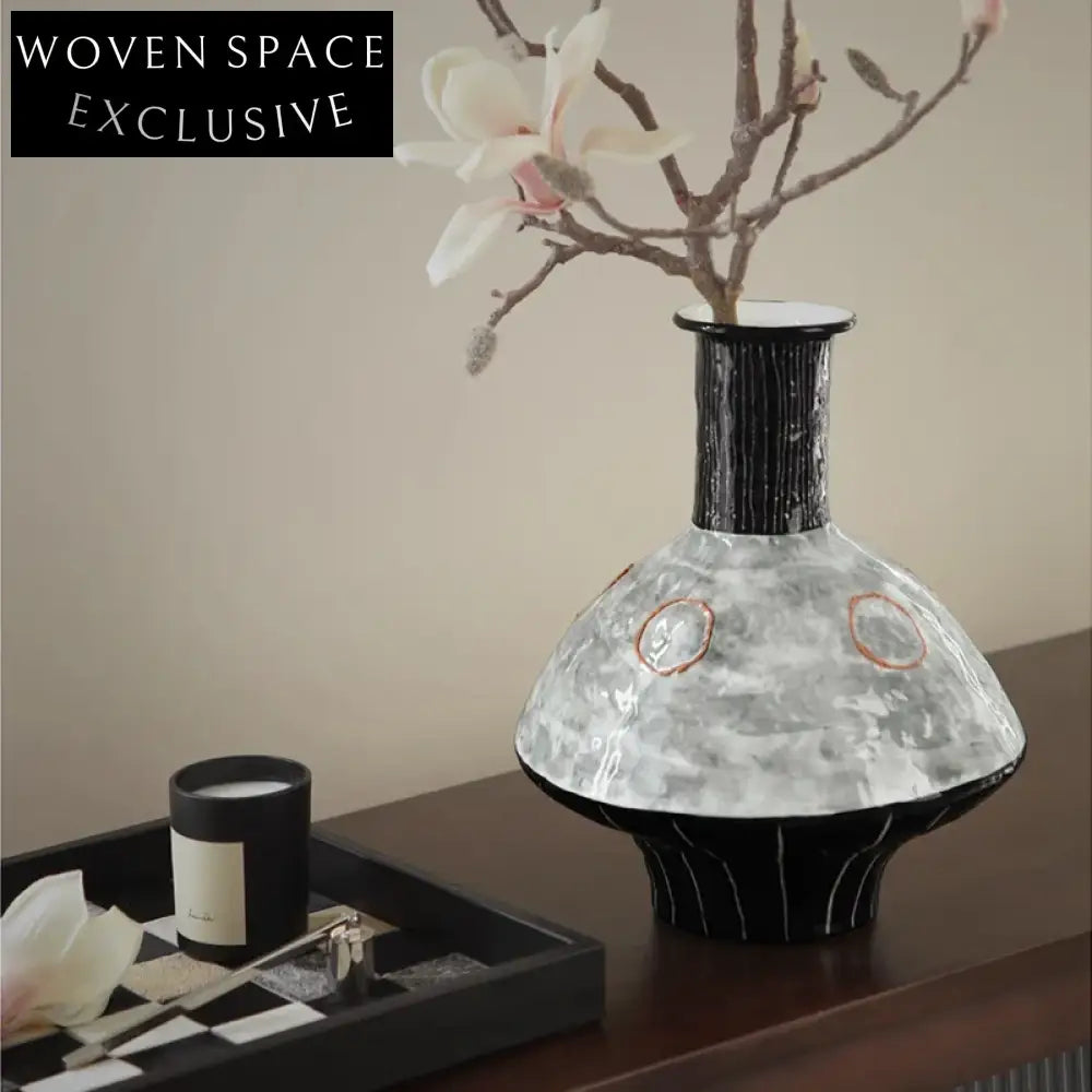 Elegant Handmade Ceramic Flower Vase Set for Nordic Home Decor Weddings