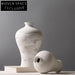 Elegant Handmade Ceramic Flower Vase Set for Tabletop Vases