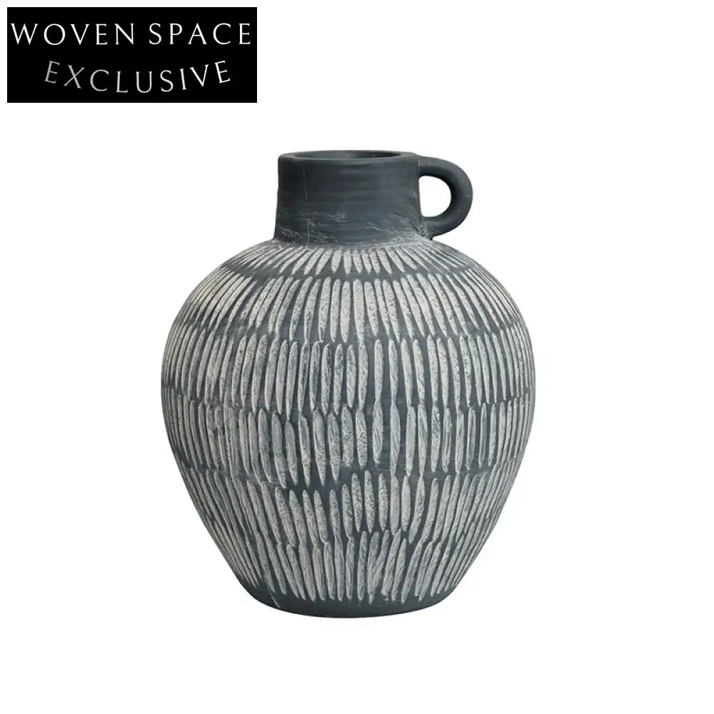 Elegant Handmade Ceramic Flower Vase Set - Nordic Art Decor Accent Piece