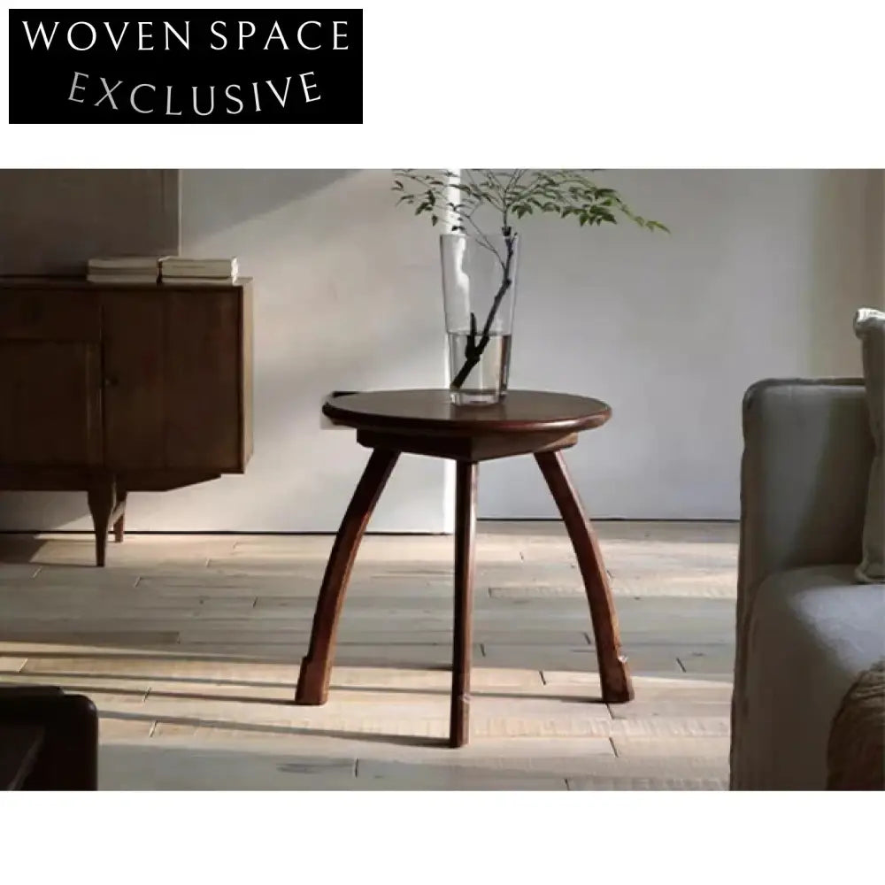 Elegant Handmade Minimalist Japanese Solid Wood Wabi Sabi Coffee Table