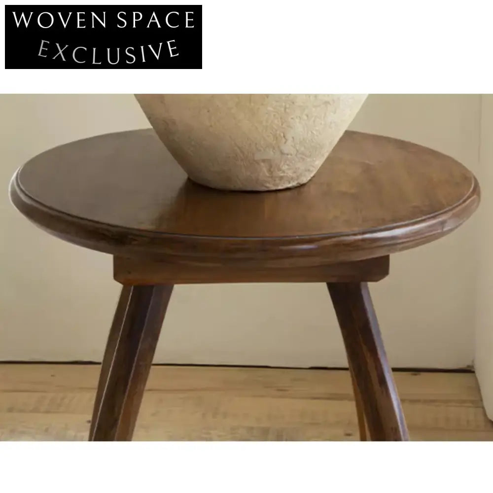 Elegant Handmade Minimalist Japanese Solid Wood Wabi Sabi Coffee Table