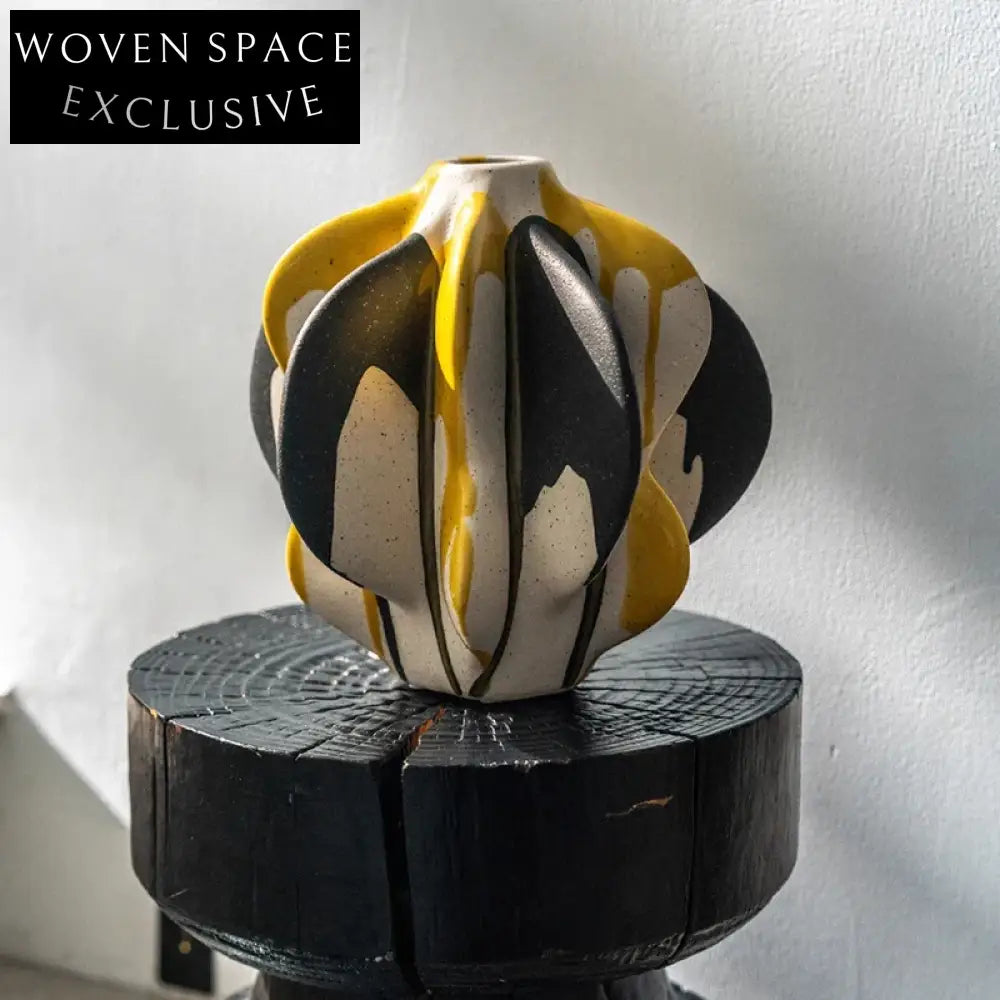 Elegant Handmade Nordic Ceramic Flower Vase Set for Modern Home Decor