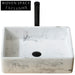 Elegant Handmade Resin Bathroom Countertop Vessel Sink - Modern Artificial Stone Basin
