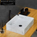 Elegant Handmade Resin Bathroom Countertop Vessel Sink - Modern Artificial Stone Basin