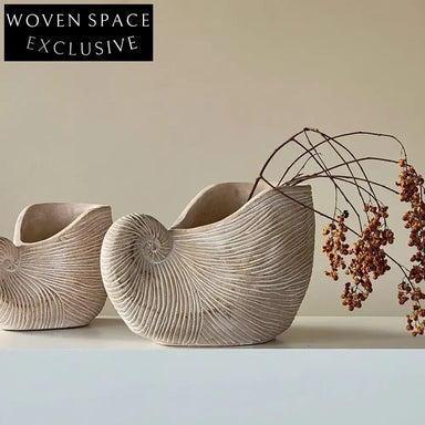 Elegant Handmade Wabi-Sabi Ceramic Flower Vase - Rustic Modern Tabletop Decor