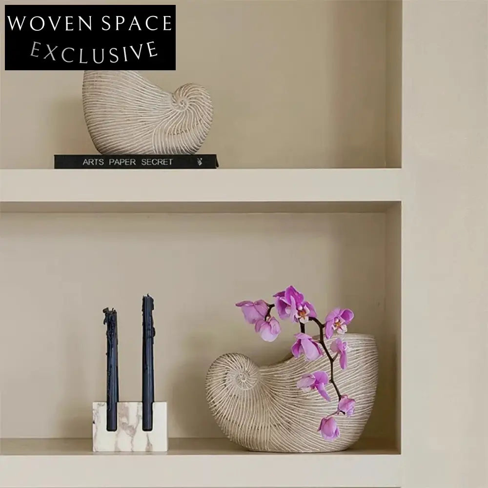 Elegant Handmade Wabi-Sabi Ceramic Flower Vase - Rustic Modern Tabletop Decor