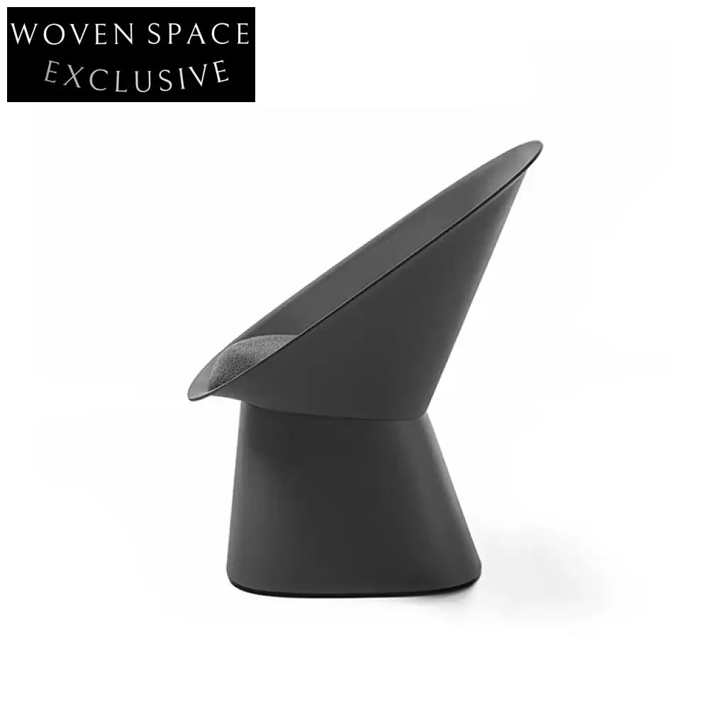 Elegant High-Back Fiberglass Accent Chair, Plush Leather Upholstery for Living Room