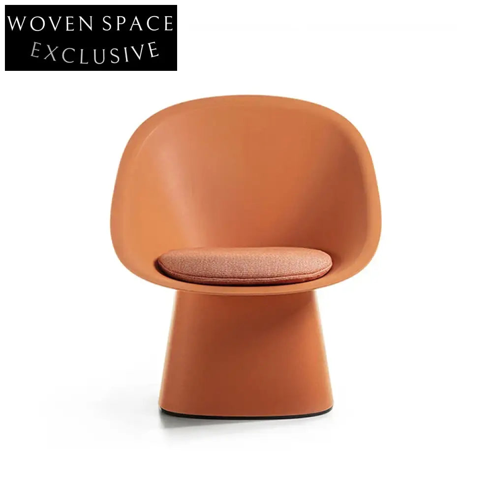 Elegant High-Back Fiberglass Accent Chair, Plush Leather Upholstery for Living Room