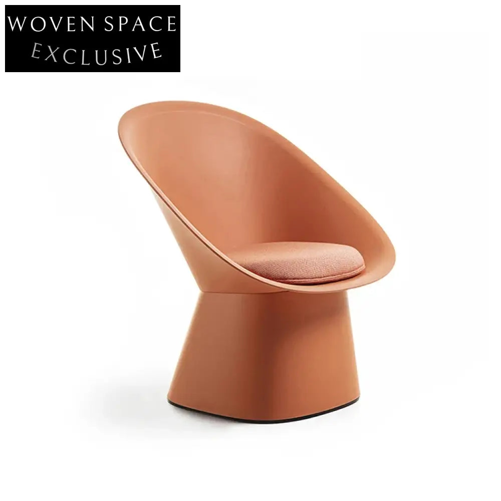 Elegant High-Back Fiberglass Accent Chair, Plush Leather Upholstery for Living Room