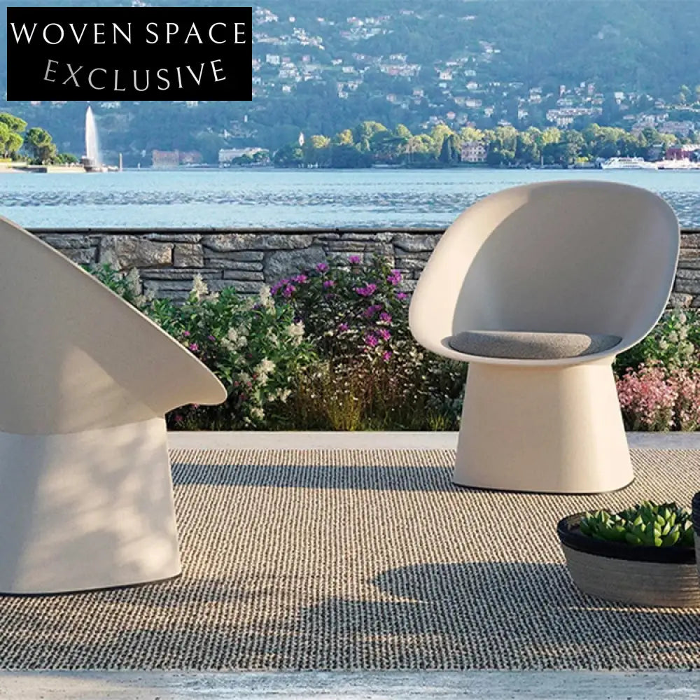 Elegant High-Back Fiberglass Accent Chair, Plush Leather Upholstery for Living Room