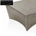 Elegant Industrial Grey Travertine Irregular Coffee Table for Living Room
