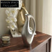 Elegant Irregular Aluminum Art Decor Vase for Modern Home & Wedding