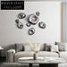 Elegant Irregular Stainless Steel Wall Hanging Art Piece for Modern Homes
